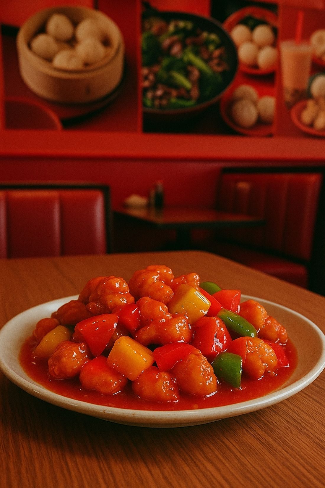 Sweet and Sour Chicken.